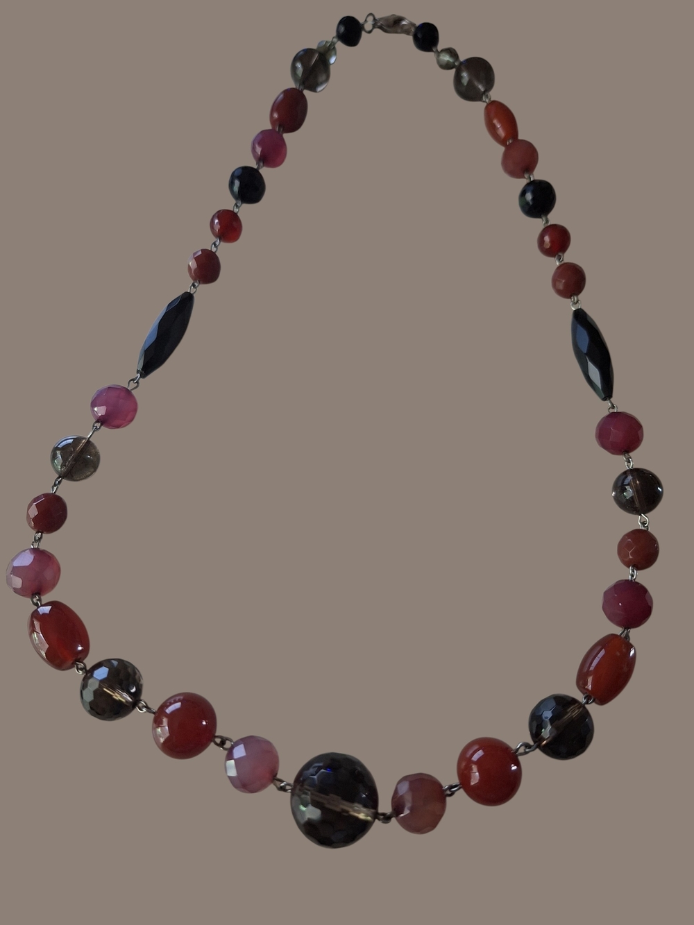 Multicolor Glass Beaded Strand Necklace